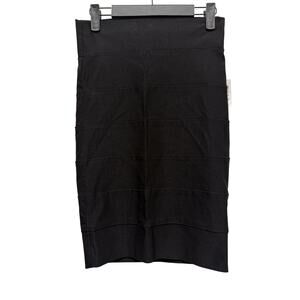 NWT Charlotte Russe Black Pencil skirt  Size Medium